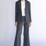 Tailored vintage fit wool blend blazer with lapel collar and soft lining by SCG MADE