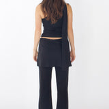SCG MADE | Sonia Low-rise Layered Skirt Pants
