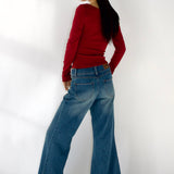 SCG MADE | Rita Low-rise Jeans in Medium wash