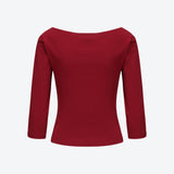 SCG MADE | Clara 90s Basic 3/4 Sleeve Top