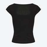 SCG MADE | Basic Cap Sleeve Square Neck Cotton Baby Tee
