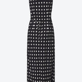 SCG MADE |Caroline Cupro-blended Polka Dot Maxi Dress