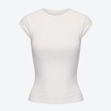 SCG MADE | 90s Basic Cap Sleeve Cotton Baby Tee