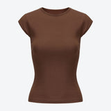 SCG MADE | 90s Basic Cap Sleeve Cotton Baby Tee