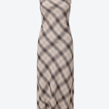 SCG MADE |Caroline Plaid Maxi Dress
