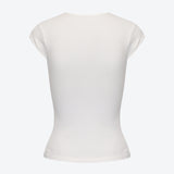 SCG MADE | 90s Basic Cap Sleeve Cotton Baby Tee