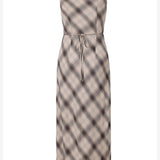 SCG MADE |Caroline Plaid Maxi Dress