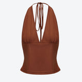 SCG MADE |Lola Halter-neck Cupro top