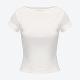 SCG MADE | Elise Boatneck Short Sleeves Top