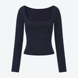 SCG MADE | Margaux Long Sleeve Square Neck Top