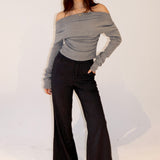 SCG MADE | Nia Off Shoulder Backless Cotton Top