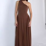 SCG MADE |Leia Cupro-blended Maxi Dress