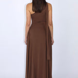 SCG MADE |Leia Cupro-blended Maxi Dress