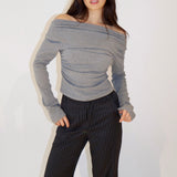 SCG MADE | Nia Off Shoulder Backless Cotton Top