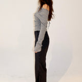 SCG MADE | Nia Off Shoulder Backless Cotton Top
