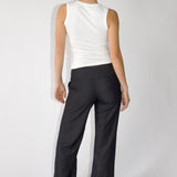 SCG MADE | Evelyn Low-rise Tencel Jeans in Black (Petite)