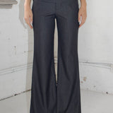SCG MADE | Evelyn Low-rise Tencel Jeans in Black (Petite)