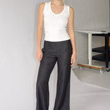 SCG MADE | Evelyn Low-rise Tencel Jeans in Black (Petite)