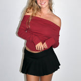 SCG MADE | Nia Off Shoulder Backless Cotton Top
