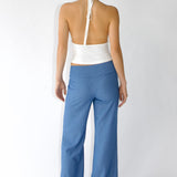 SCG MADE | Evelyn Low-rise Tencel Jeans in Light blue