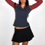 SCG MADE | Marley 90s Polo Cotton Long Sleeves Top