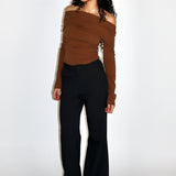 SCG MADE | Nia Off Shoulder Backless Cotton Top