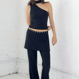 SCG MADE | Sonia Low-rise Layered Skirt Pants
