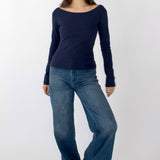 SCG MADE | Clara 90s Basic Full Sleeve Top