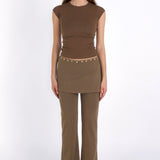 SCG MADE | Sonia Low-rise Layered Skirt Pants