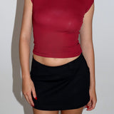 SCG MADE | 90s Basic Cap Sleeve Cotton Baby Tee