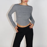 SCG MADE | Valeria backless boatneck top