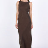 SCG MADE |Caroline Cupro-blended Maxi Dress