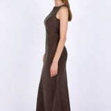 SCG MADE |Caroline Cupro-blended Maxi Dress