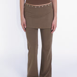 SCG MADE | Sonia Low-rise Layered Skirt Pants