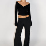 SCG MADE | Lucy Low-rise Striped Trousers