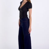 SCG MADE | Vivien Button Front Short-sleeves Blouse