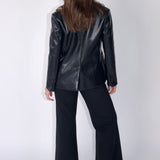 SCG MADE | Sloane Faux Leather Blazer