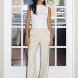 SCG MADE | Gabriela Wide Leg Linen-blended Pants