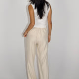 SCG MADE | Gabriela Wide Leg Linen-blended Pants