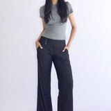 SCG MADE | Evelyn Low-rise Tencel Jeans in Black