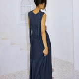 SCG MADE |Isla Cupro-blended Maxi Dress