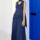 SCG MADE |Isla Cupro-blended Maxi Dress