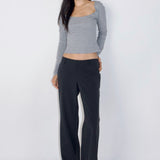 SCG MADE | Margaux Long Sleeve Square Neck Top