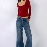 SCG MADE | Rita Low-rise Jeans in Medium wash