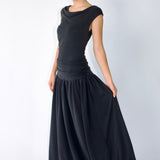 SCG MADE |Isla Cupro-blended Maxi Dress