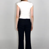 SCG MADE | Basic Cap Sleeve Square Neck Baby Tee