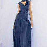 SCG MADE |Isla Cupro-blended Maxi Dress