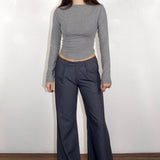 SCG MADE | Irene Mid-rise Wide Leg Trousers