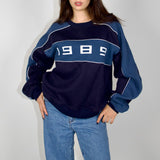 SCG MADE | '1989' 海洋风格超大套头衫