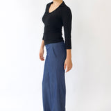 SCG MADE | Evelyn Low-rise Tencel Jeans in Medium Blue